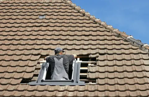 Pose de velux - La Flotte